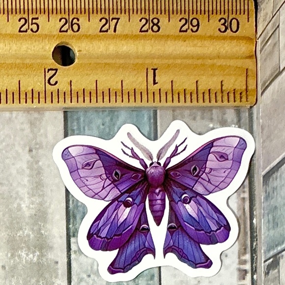 🌀10/$10🌀 Purple Gothic Reusable Waterproof Vinyl Sticker Decal - Picture 1 of 1